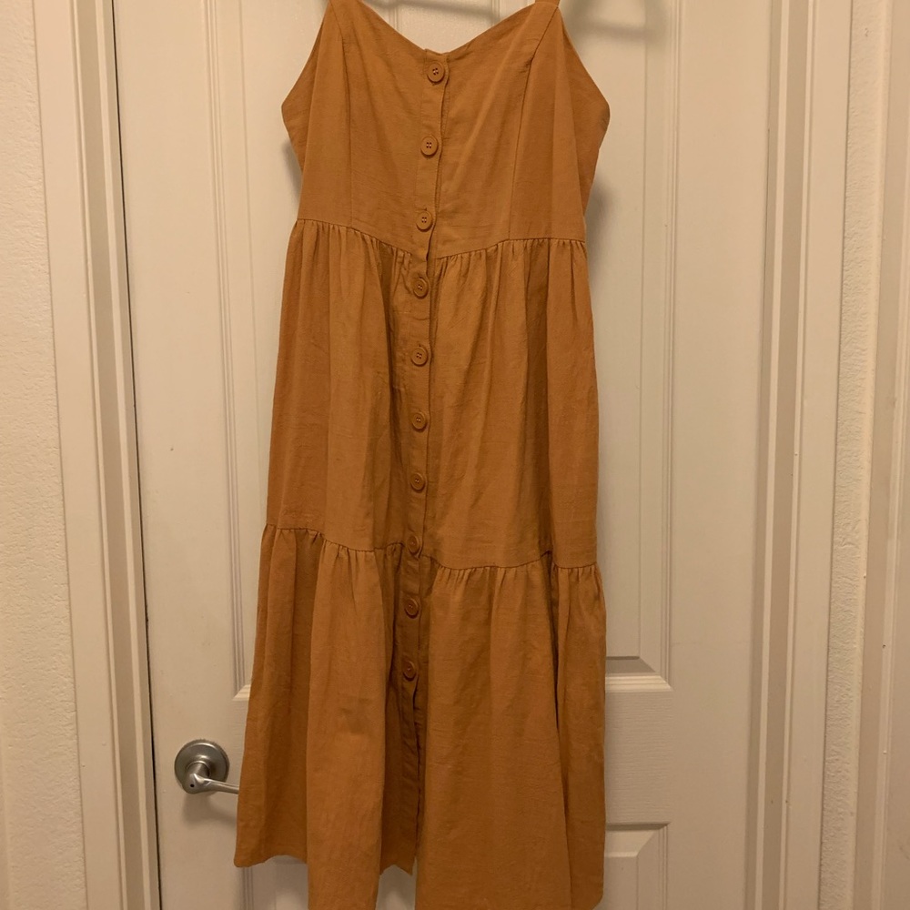 Pink Desert Midi Dress